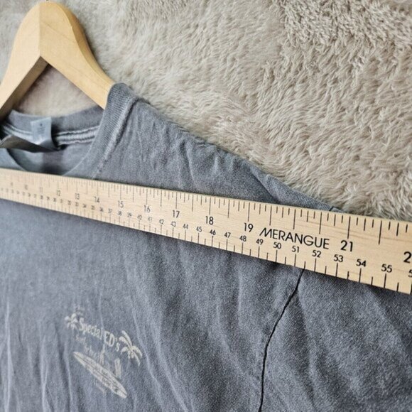 The World’s Famous Special Ed’s Surf School Hawaii T-Shirt Gray Anvil Men's Sz M - Picture 5 of 10